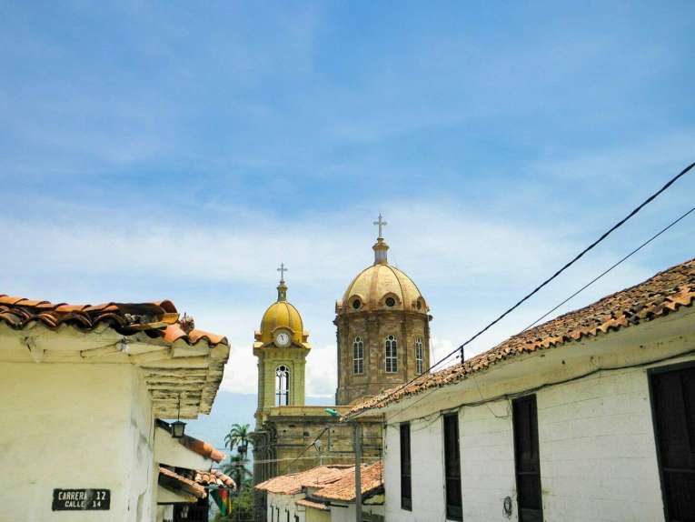Socorro cerca San Gil, capital del turismo de aventura en Colombia