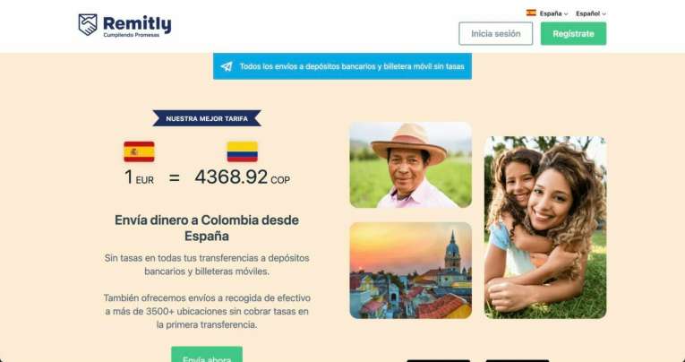 Remitly, la mejor plataforma para enviar dinero a Colombia