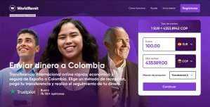 WorldRemit, la mejor plataforma para enviar dinero a Colombia